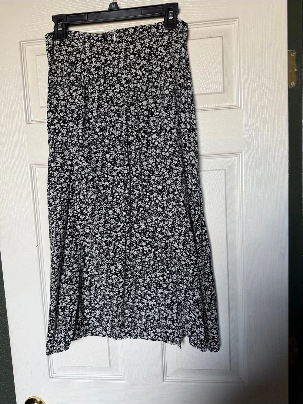 Floral midi skirt